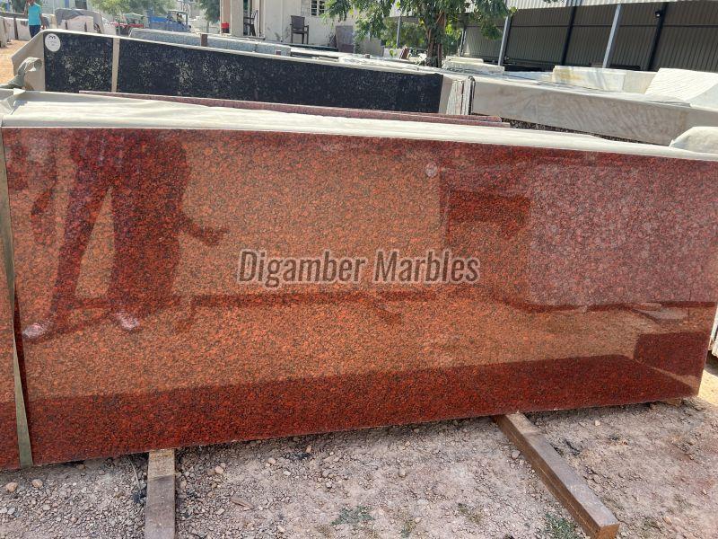 Imperial Red Granite Slab