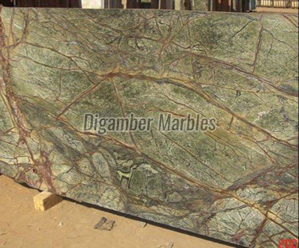 Rain Forest Green Granite Slab