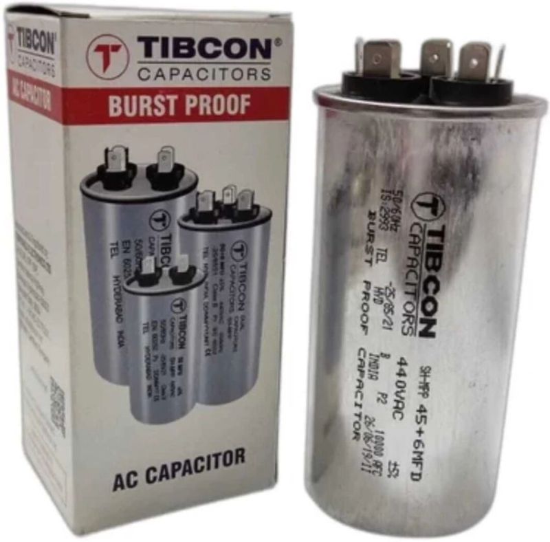 45+6 Mfd Oil Filled Capacitor