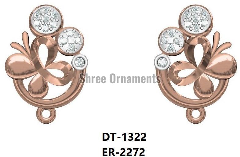 ER-2272 Ladies Gold Earring