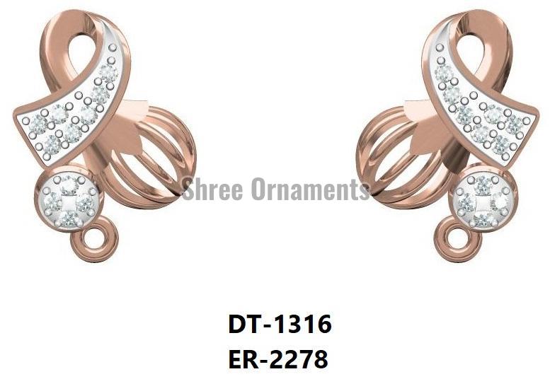 ER-2278 Ladies Gold Earring