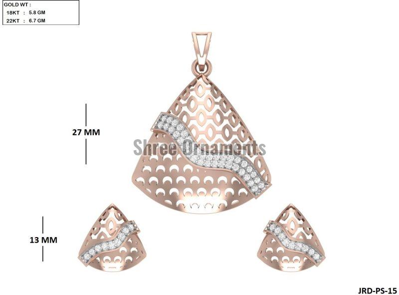 Ladies Gold Pendant Sets