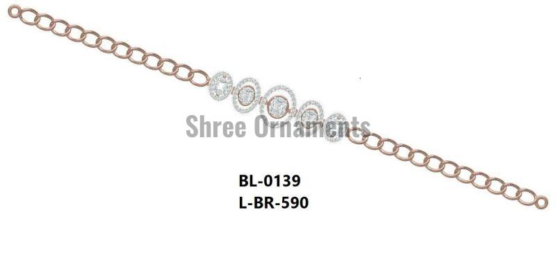 L-BR-590 Ladies Gold Bracelet