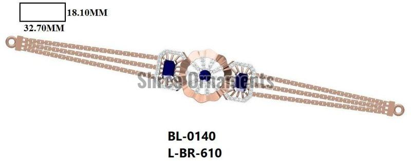 L-BR-610 Ladies Gold Bracelet