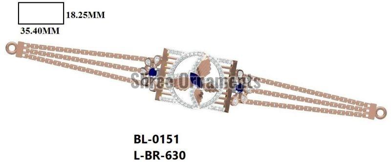 L-BR-630 Ladies Gold Bracelet