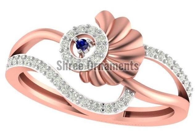 Ladies Rose Gold Rings