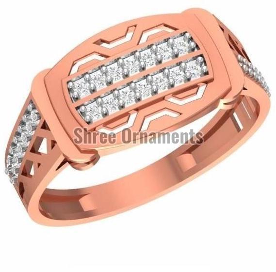 R-SJGR-2226 Mens Rose Gold Ring