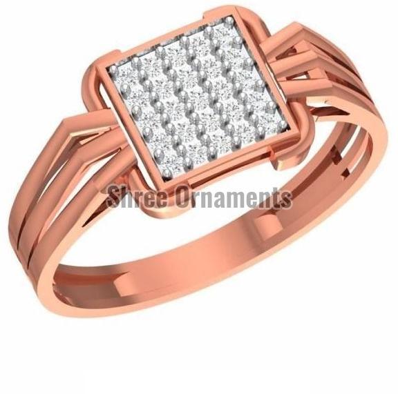 R-SJGR-2235 Mens Rose Gold Ring