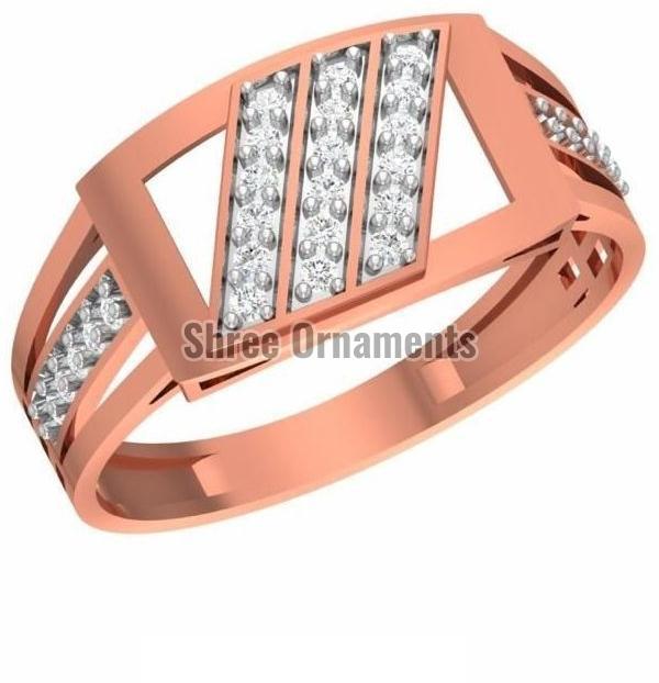 R-SJGR-2239 Mens Rose Gold Ring