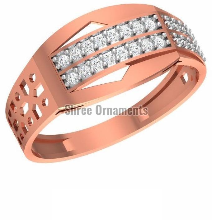 R-SJGR-2241 Mens Rose Gold Ring