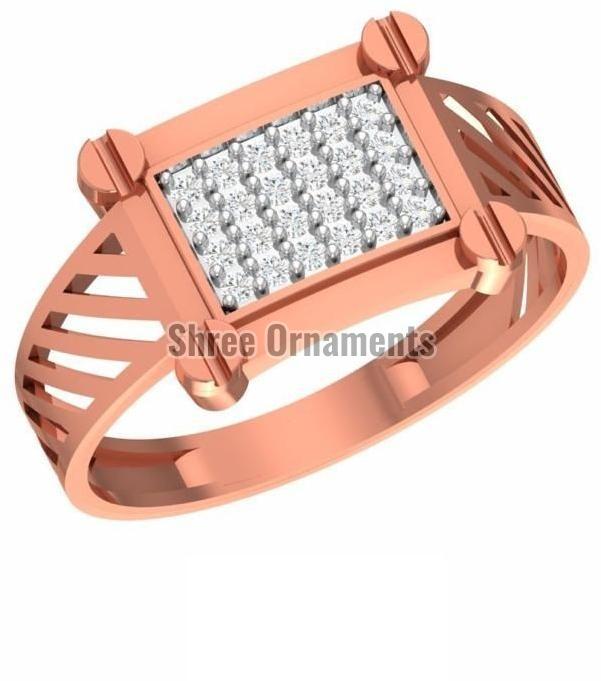 R-SJGR-2244 Mens Rose Gold Ring