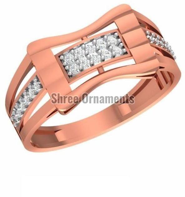 R-SJGR-2245 Mens Rose Gold Ring