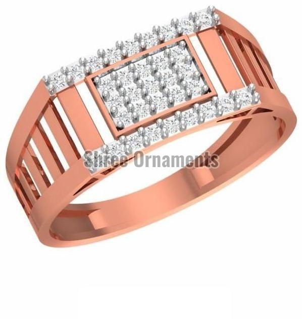 R-SJGR-2249 Mens Rose Gold Ring