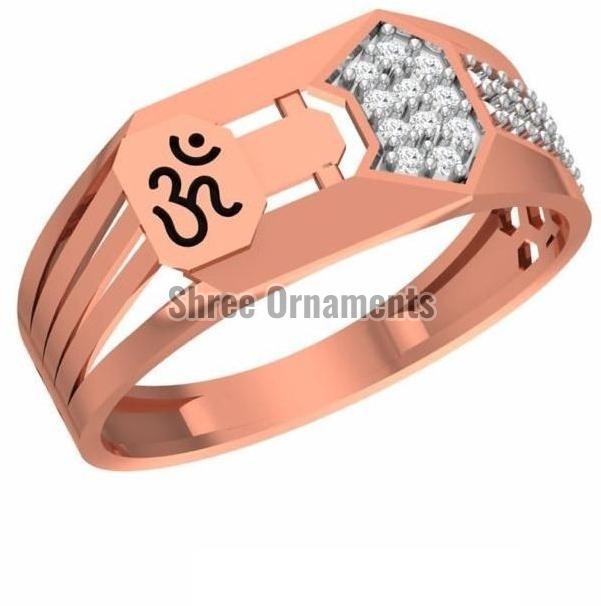 R-SJGR-2253 Mens Rose Gold Ring