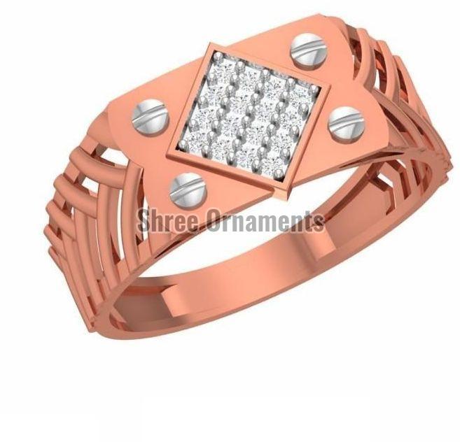 R-SJGR-2254 Mens Rose Gold Ring