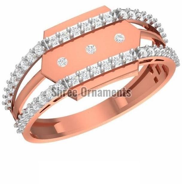 R-SJGR-2255 Mens Rose Gold Ring