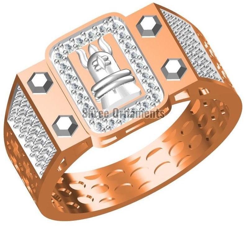 SJGR-2398 Mens Gold Ring