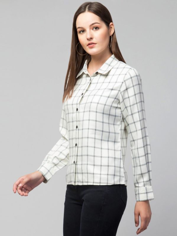 Ladies Check Casual Shirt