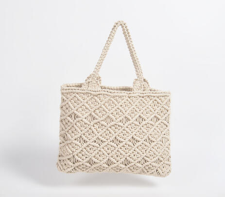 Ladies Stylish Macrame Shoulder Bag