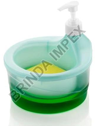 2 In 1 Plastic Soap Dispenser