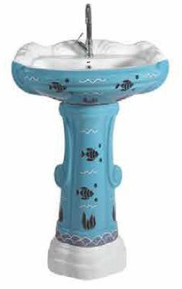 S-3 Designer Pedestal Wash Basin