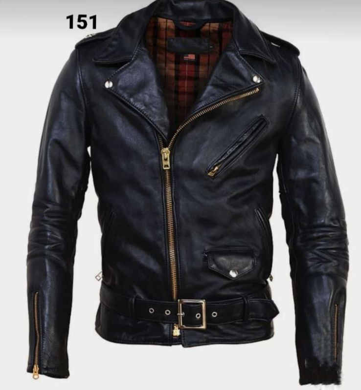 Black Mens Leather Jacket