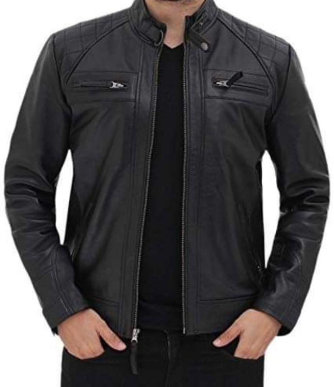 Dark Knight Mens Leather Jacket