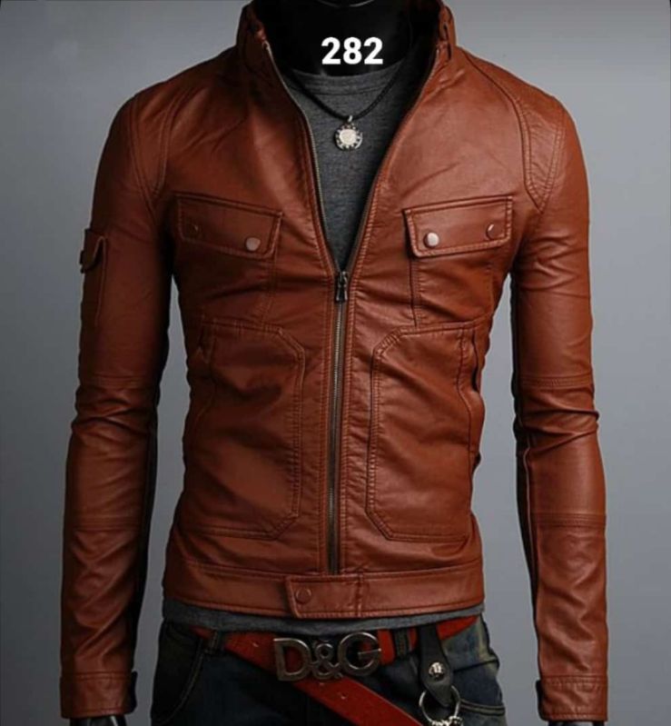 Fancy Mens Leather Jacket Manufacturer Supplier from Mumbai