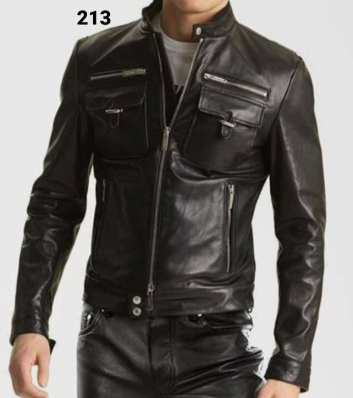 Mens Rider Leather Jacket