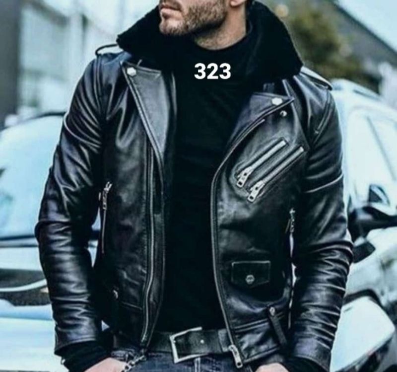 Party Wear Mens Leather Jacket Manufacturer Supplier from Mumbai