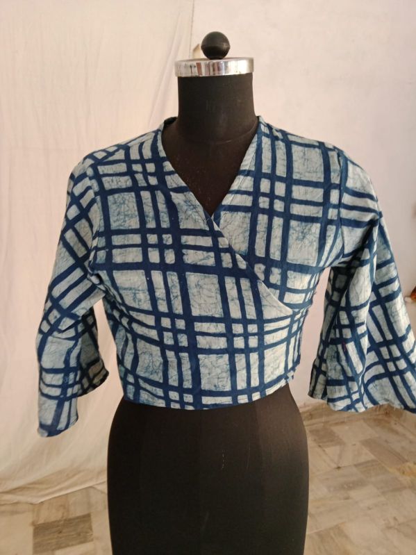 Cotton Indigo Tops