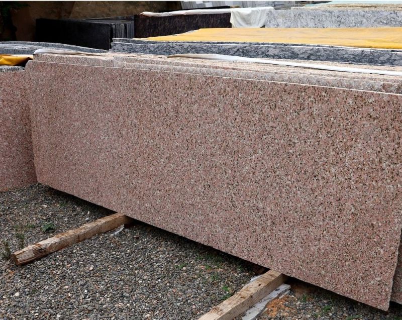 Rosy Pink Granite Slab