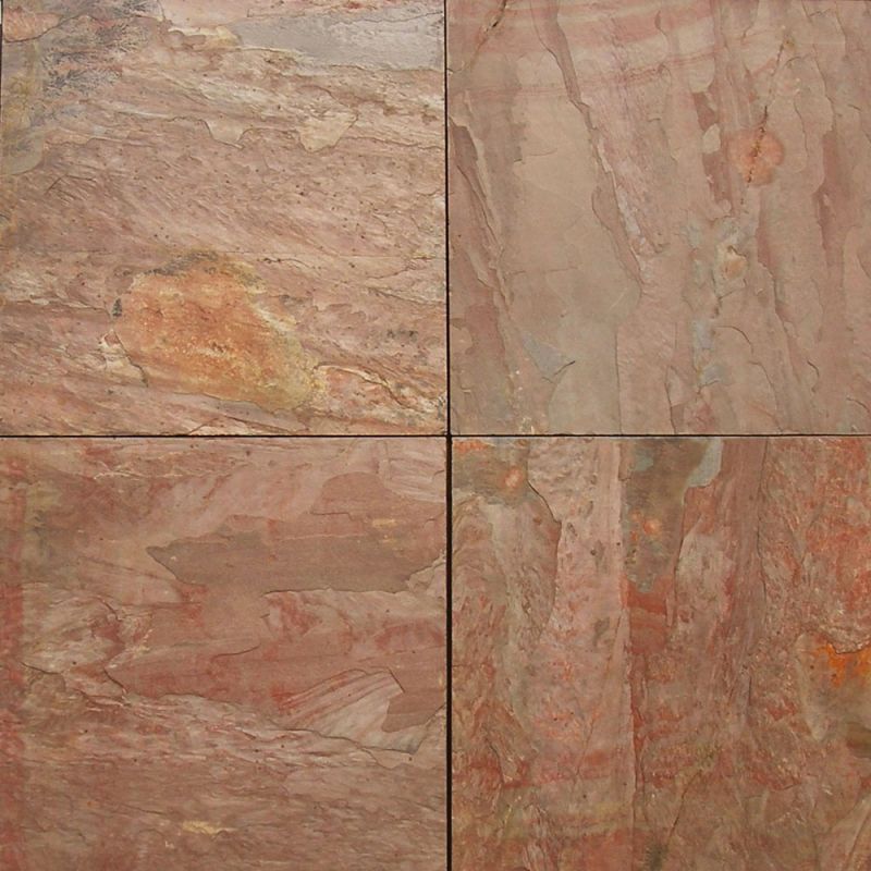 Pure Pink Slate Stone Slab