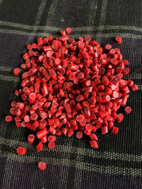 Red PVC Granules