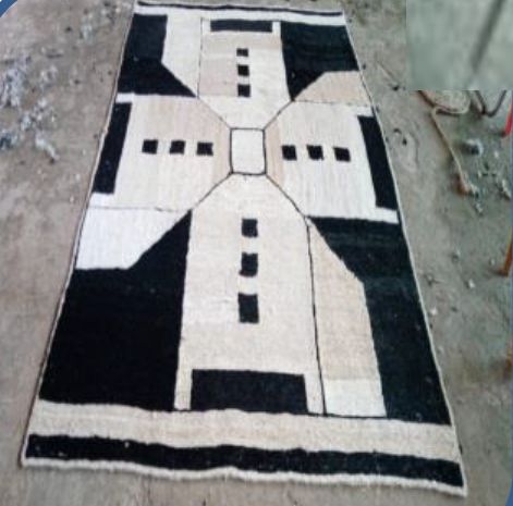 Rectangular Modern Jute Rug