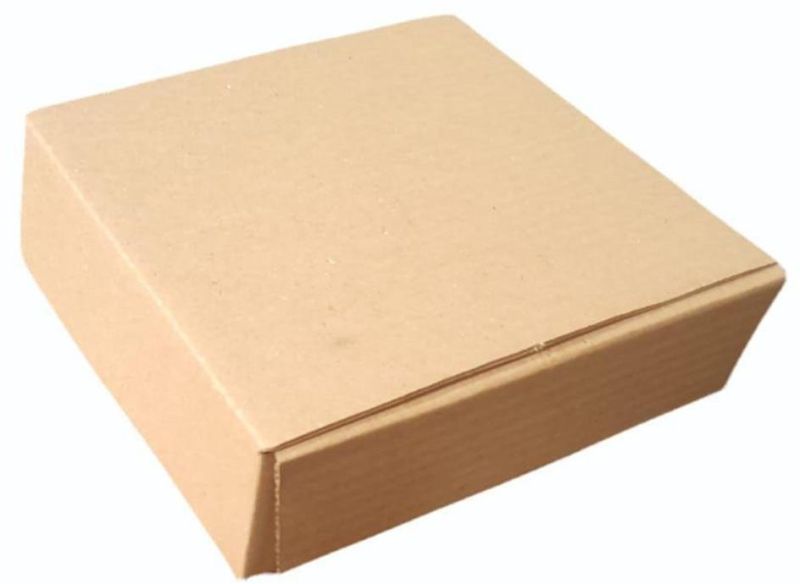 Beige Corrugated Box