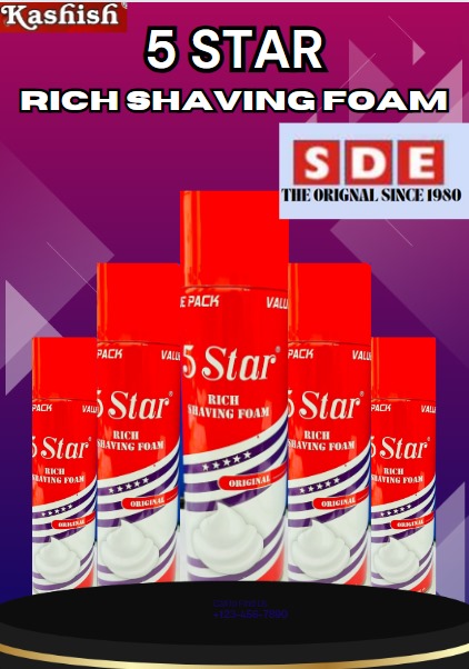 5 Star Regular Shaving Foam