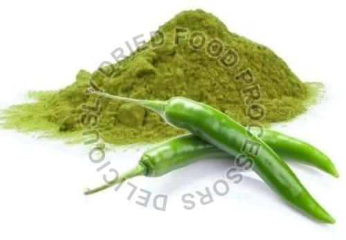 Dehydrated Green Chilli Powder