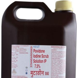 4500ml Mutadine 7.5% Solution IP