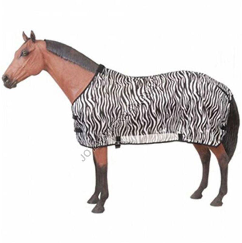 Zebra Print Polyester Fly Mesh Horse Rugs