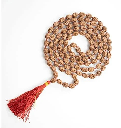 3 Mukhi Brown Rudraksha Mala