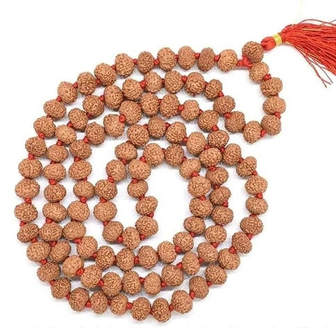 8 Mukhi Round Rudraksha Mala