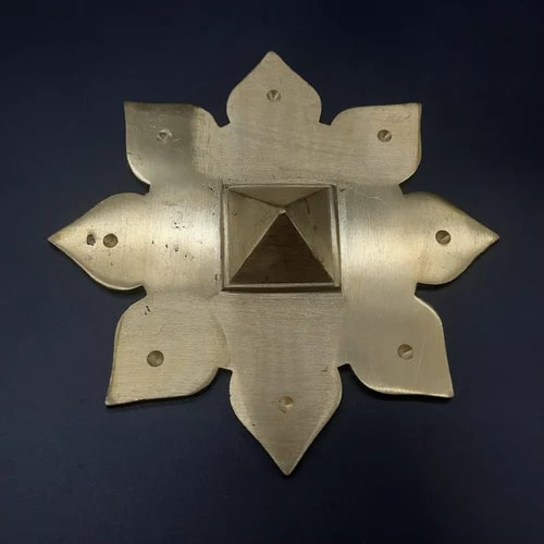 Brass Sun Pyramid Shree Yantra