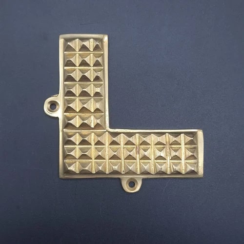 Brass Vastu L Alphabet