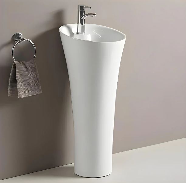 One Piece Pedestal Wash Basin