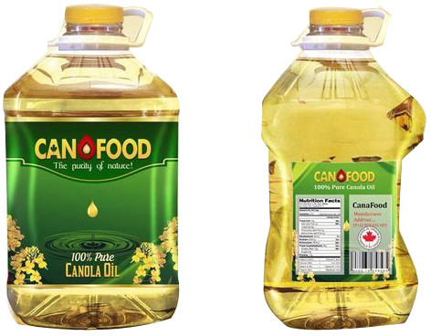 Edible Oil Bottle Labels