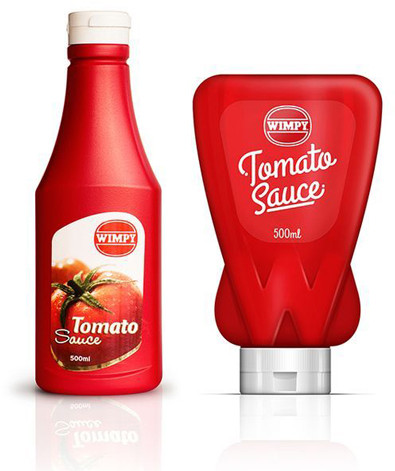 Tomato Ketchup Packaging Label