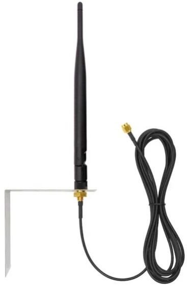 915MHz 5dBi Rubber Duck Antenna with RG174 Cable (L - 3Mtr) + Sma (m) ST. Connector (with L Bracket)