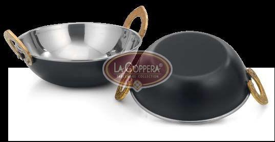 BM-2SKM-DH0 Stainless Steel Serving Kadai