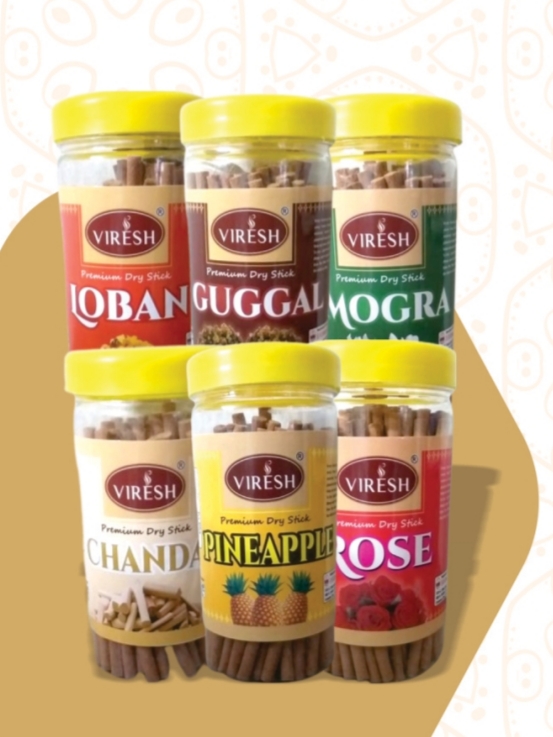 Viresh Dhoop Sticks Jar